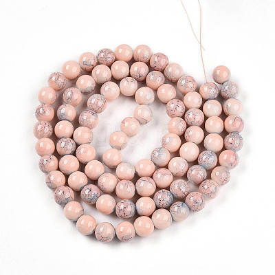 Baking Paint Glass Beads X1-DGLA-N003-10mm-C02-1