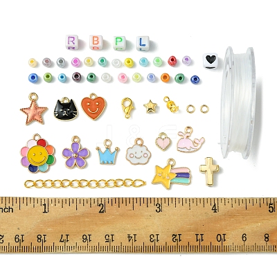 DIY Glass Seed Beads Bracelet Making Kits DIY-FS0007-18-1