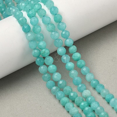 Natural Amazonite Beads Strands G-B168-A13-5mm-1