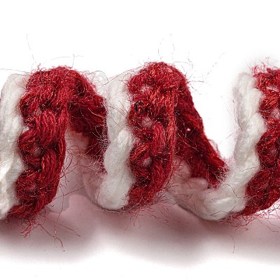 Two Tone Polyester Crochet Lace Trim OCOR-Q058-18-1