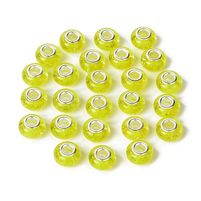 Rondelle Resin European Beads RPDL-A001-01-05-1