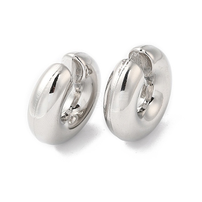 Rack Plating Brass Round Cuff Earrings EJEW-R150-01P-1