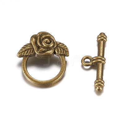 Tibetan Style Alloy Toggle Clasps X-MLF0026Y-NF-1
