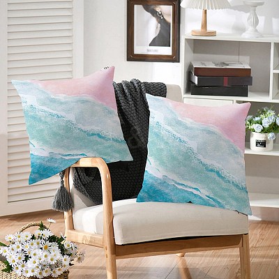 Square Polyester Pillow Case LS-AJEW-WH20080-67A-1