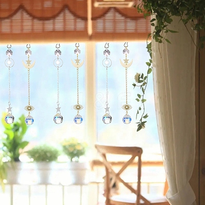 DIY Glass Suncatchers Making Kits DIY-YW0008-94-1