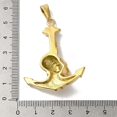 PVD Vacuum Plating 304 Stainless Steel Big Pendants STAS-B069-62G-1