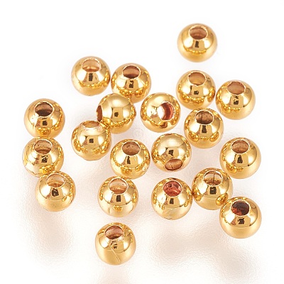 Brass Beads KK-E759-8mm-08G-1