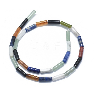 Natural Mixed Stone Beads Strands G-F631-D20-1