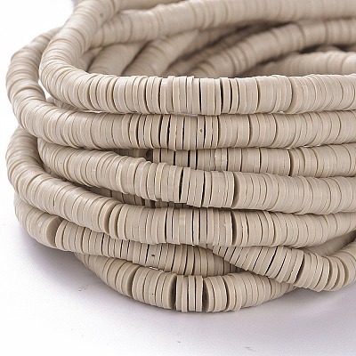 Handmade Polymer Clay Beads X-CLAY-R067-6.0mm-02-1