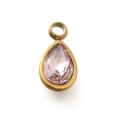 304 Stainless Steel Pendants STAS-Q346-04G-03-1