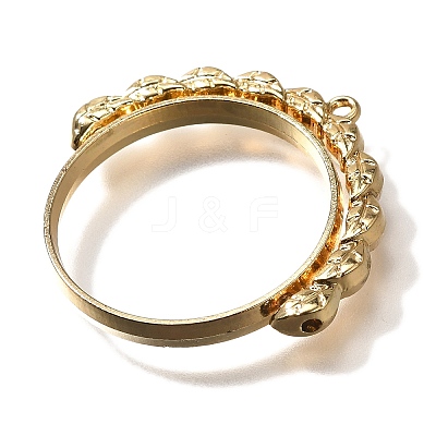 Alloy Open Back Bezel Pendants PALLOY-I223-12LG-1