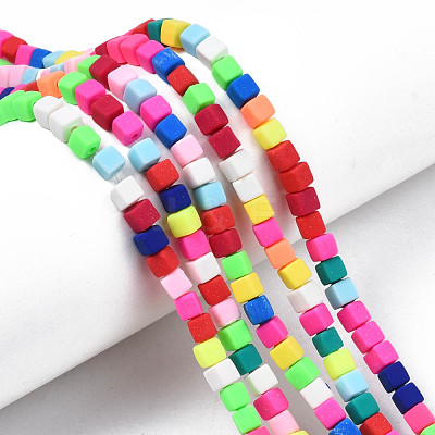 Handmade Polymer Clay Beads Strands CLAY-N008-061-10-1
