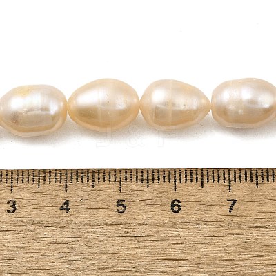 Natural Cultured Freshwater Pearl Beads Strands PEAR-I007-01H-02B-1
