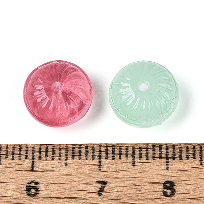 Baking Paint Transparent Glass Beads DGLA-T004-39M-1