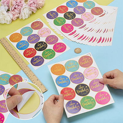 Self-adhesive Picture Stickers DIY-WH0308-675-1