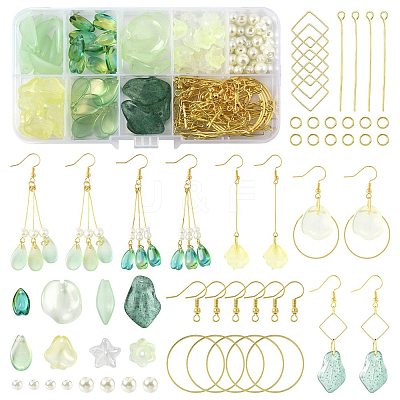 DIY Dangle Earrings Kits DIY-FS0009-02-1