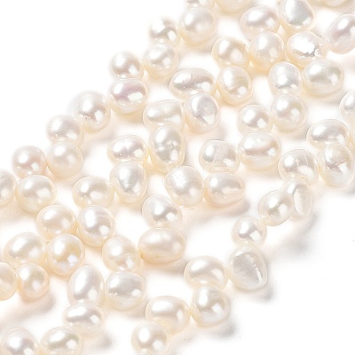 Natural Cultured Freshwater Pearl Beads Strands PEAR-J007-64-1