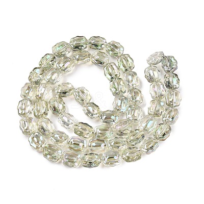 Electroplate Glass Beads Strands EGLA-T021-05D-1