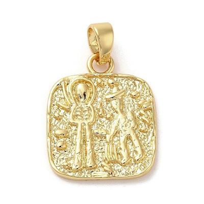 Brass Pendants KK-E091-11G-1