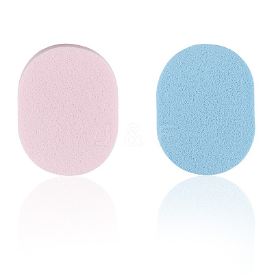 4Pcs 2 Colors PVA Sponge Makeup Powder Puff MRMJ-GF0001-64C-1
