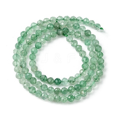 Natural Green Strawberry Quartz Beads Strands G-Z034-A02-03-1
