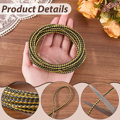 5M Round PU Imitation Leather Cord OCOR-CL0001-17-1