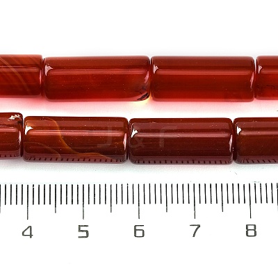 Dyed & Heated Natural Agate Beads Strands G-G177-H01-01A-1