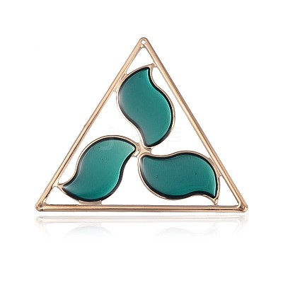 Light Gold Plated Iron Enamel Pendants IFIN-J087-04KCG-1