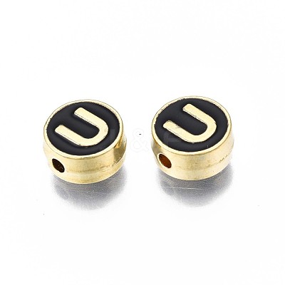 Alloy Enamel Beads ENAM-N052-006-02U-RS-1