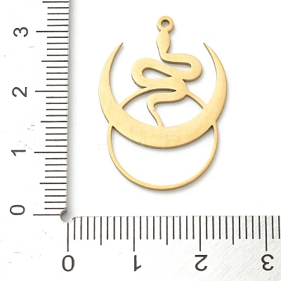 201 Stainless Steel Pendants LS-STAS-I332-02G-1