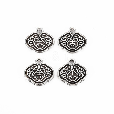 Tibetan Style Alloy Charms TIBE-S320-210AS-1