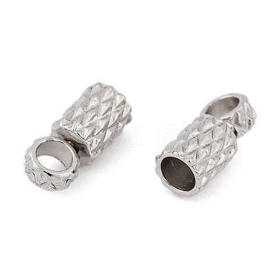 Tarnish Resistant 304 Stainless Steel Cord Ends STAS-Z084-07P-02-1
