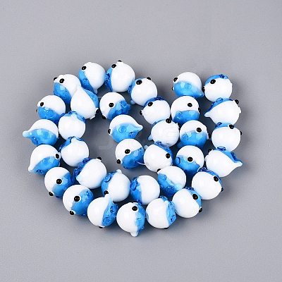 Handmade Lampwork Beads LAMP-Q039-12B-1