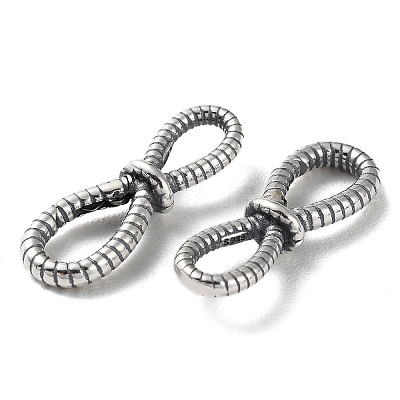 925 Thailand Sterling Silver Connector Charms STER-D003-34AS-1