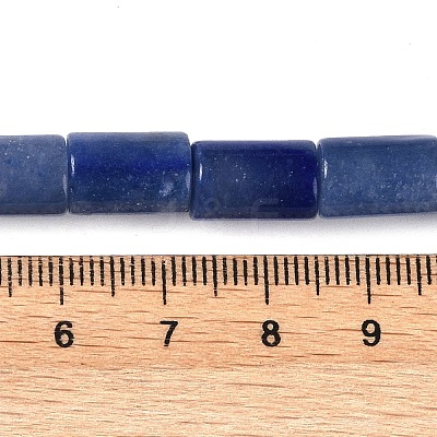 Dyed & Heated Natural Blue Aventurine Beads Strands G-Q159-A04-01-1