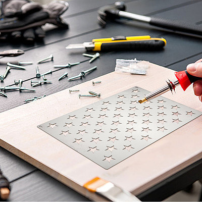 Star 201 Stainless Steel Cutting Dies Stencils DIY-WH0002-52-1