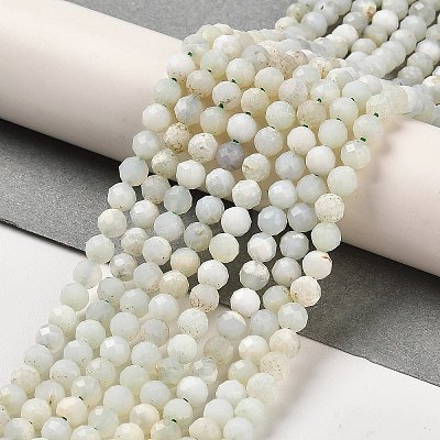 Natural Green Opal Beads Strands G-Z035-A02-03B-1
