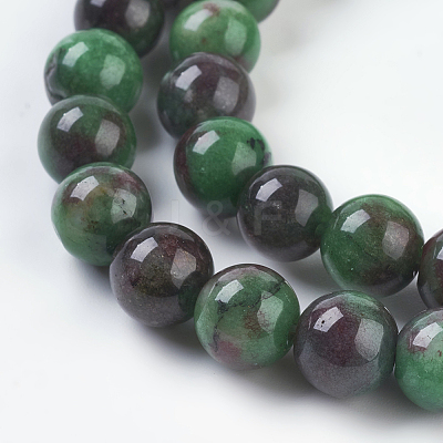 Natural White Jade Beads Strands G-D453-8mm-1