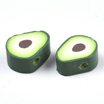 Handmade Polymer Clay Beads X-CLAY-Q215-01C-1