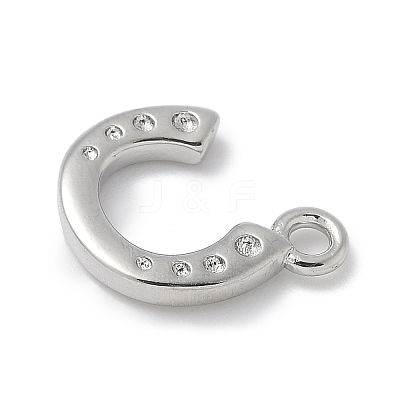 U-Shaped Brass Pendants KK-Q091-06P-1