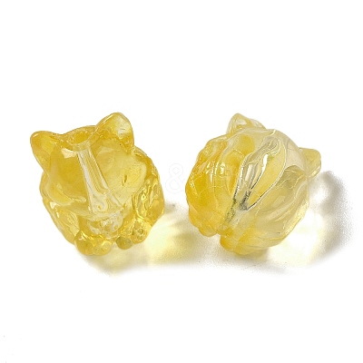 Transparent Glass Beads GLAA-D025-06I-1