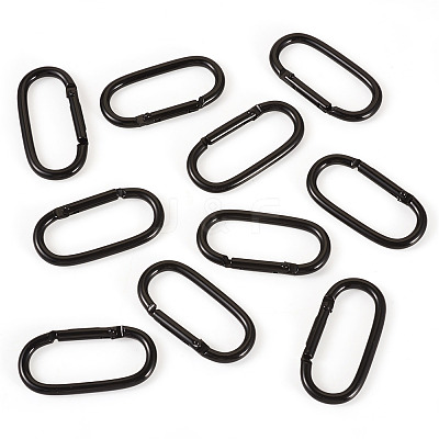 10Pcs Alloy Spring Gate Rings FIND-TA0009-25J-1