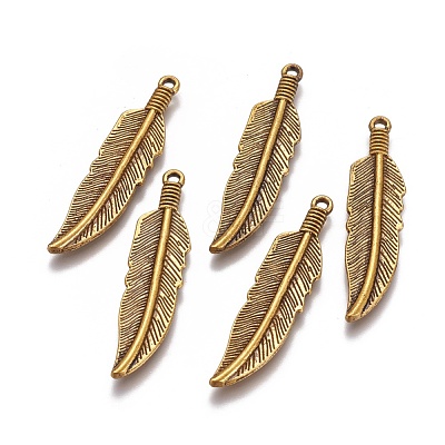 Tibetan Style Alloy Charms TIBEP-16624-AG-RS-1