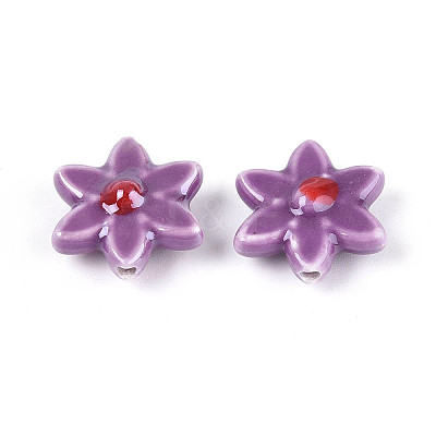 Handmade Porcelain Beads PORC-N008-10E-01-1
