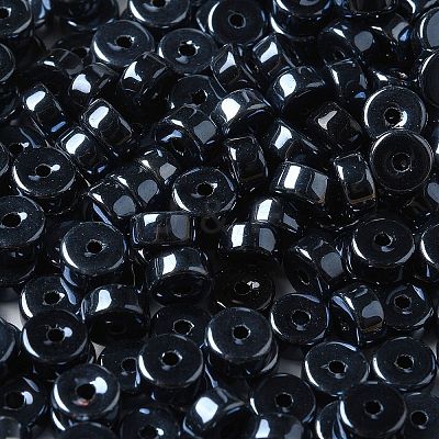 Opaque Colours Luster Glass Seed Beads SEED-E001-P3x6mm-A02-1