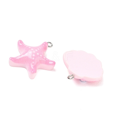 Opaque Resin with Alloy Pendants RE-CBA14F0-02-1