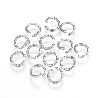 Tarnish Resistant 304 Stainless Steel Open Jump Rings A-STAS-F110-03P-1