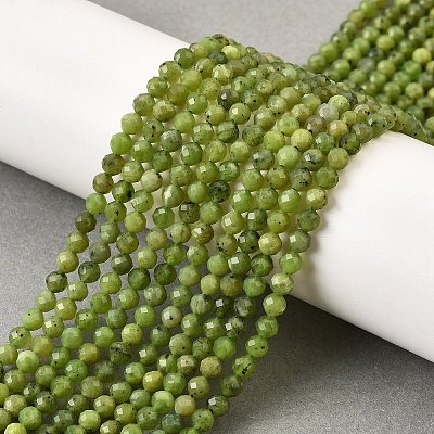 Natural Canadian Jade Beads Strands G-G259-D02-4mm-1