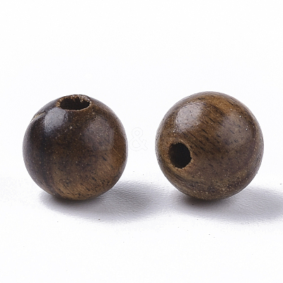 Natural Wood Beads WOOD-S666-6mm-03-1