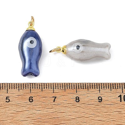 Handmade Porcelain Pendants PALLOY-JF05919-01-1
